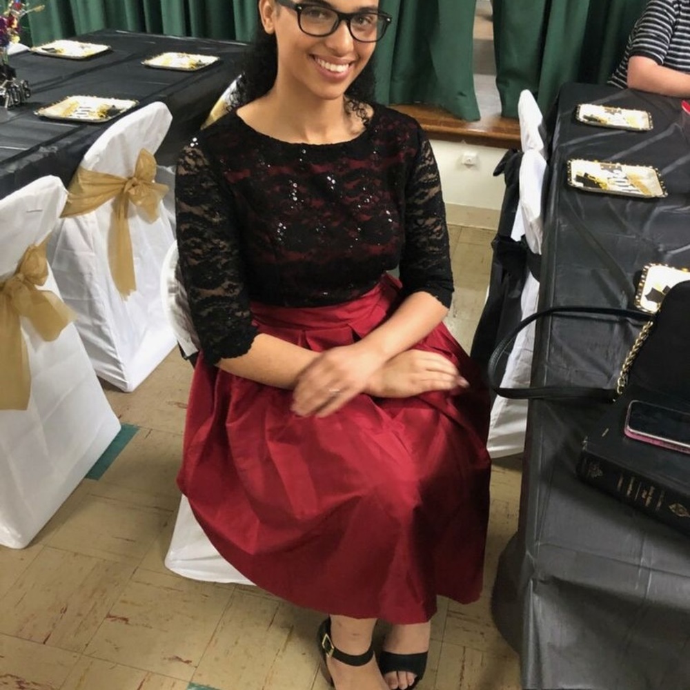 Beautiful long sleeve silky dress perfect for any event!
